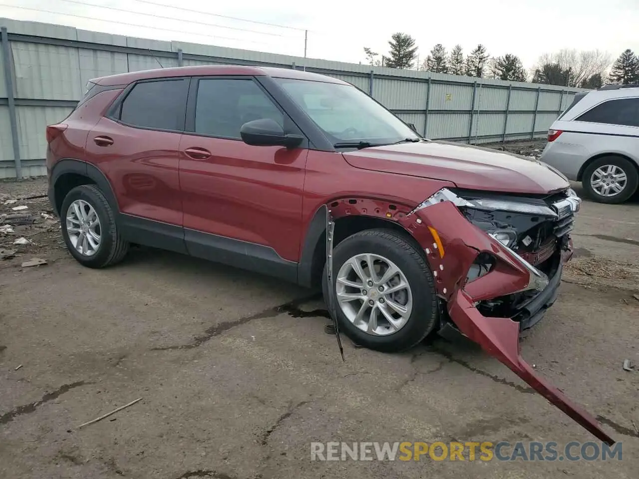 4 fotografías del automóvil dañado KL79MNSL9RB079327 CHEVROLET TRAILBLZR 2024