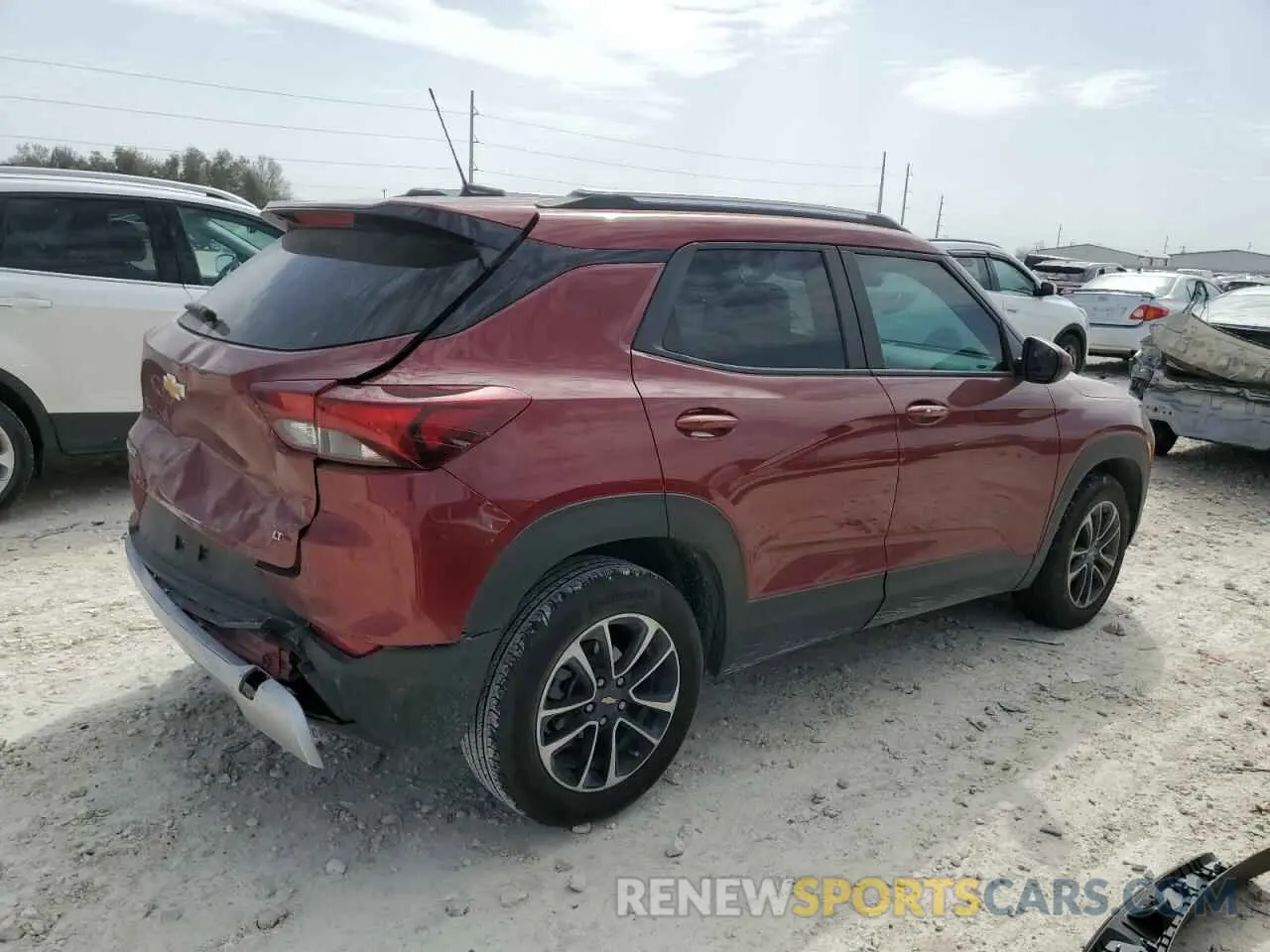 3 fotografías del automóvil dañado KL79MPS21RB075226 CHEVROLET TRAILBLZR 2024