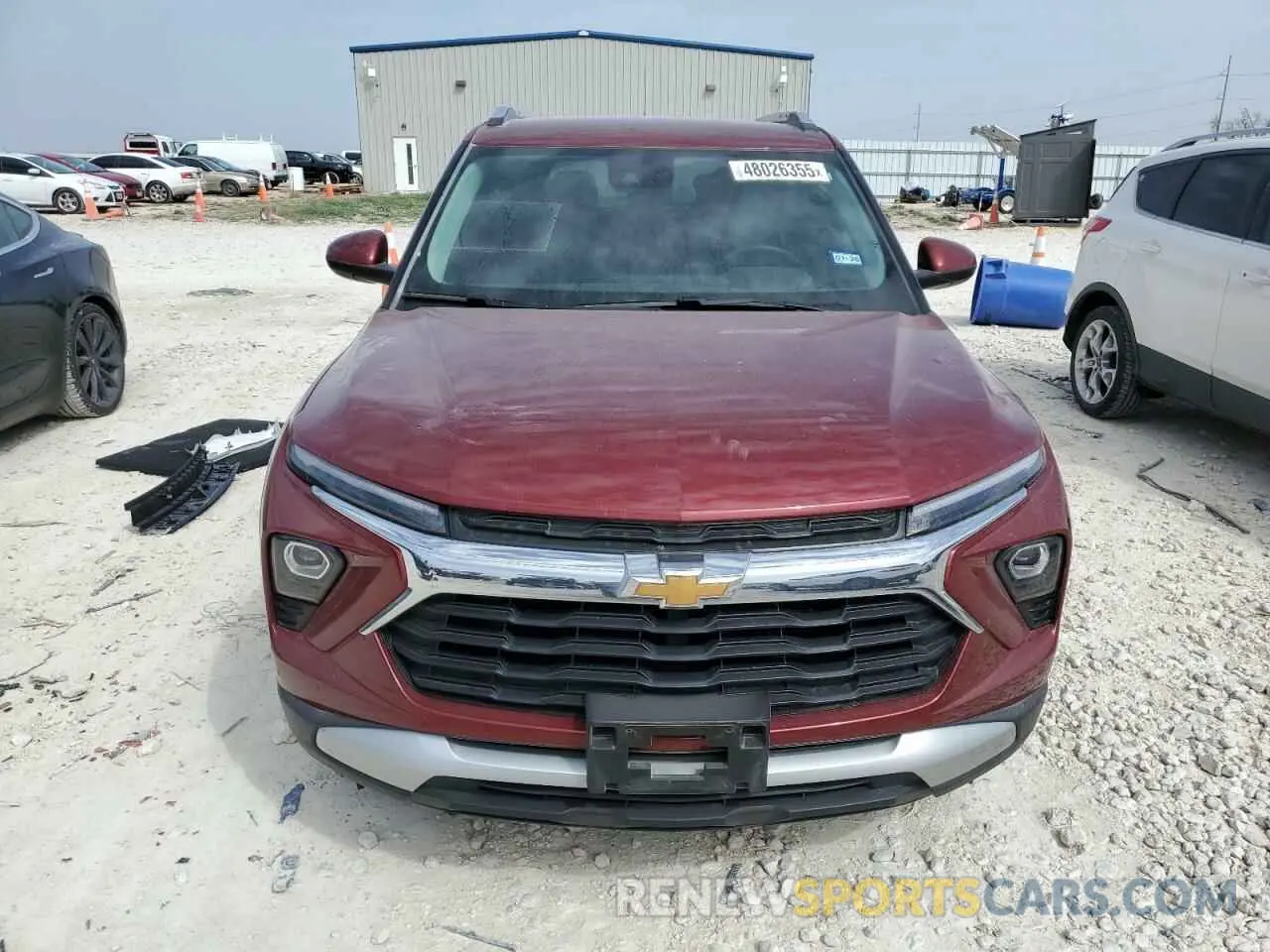 5 fotografías del automóvil dañado KL79MPS21RB075226 CHEVROLET TRAILBLZR 2024