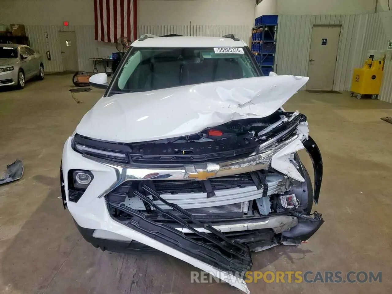 5 fotografías del automóvil dañado KL79MPS23RB145390 CHEVROLET TRAILBLZR 2024