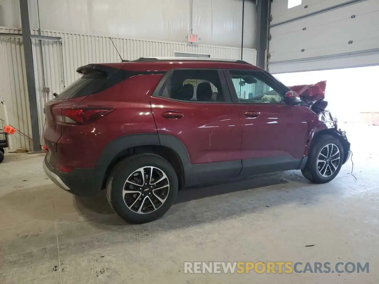 3 fotografías del automóvil dañado KL79MPS24RB168161 CHEVROLET TRAILBLZR 2024