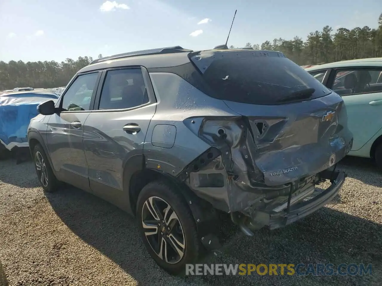 2 fotografías del automóvil dañado KL79MPSL2RB160276 CHEVROLET TRAILBLZR 2024
