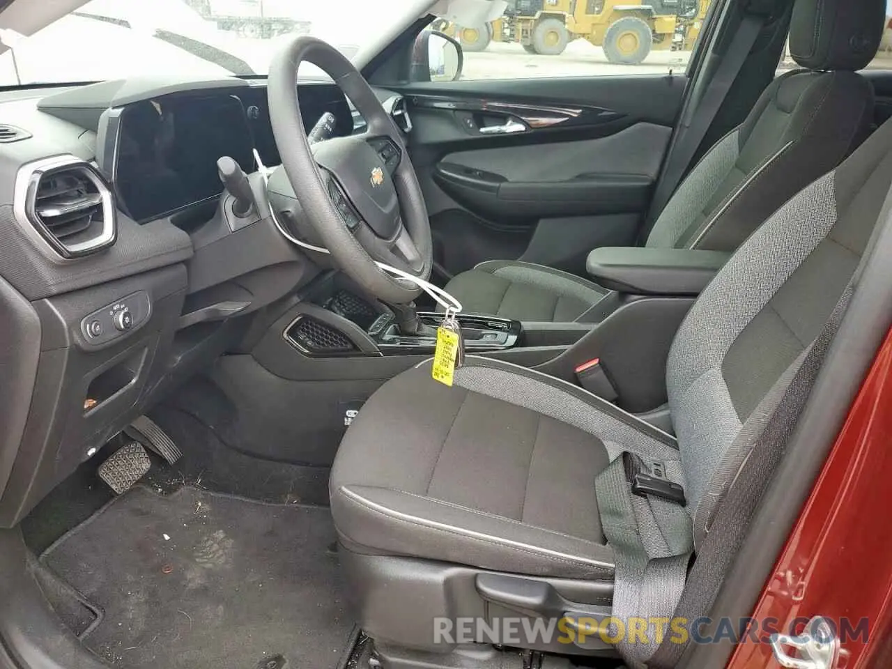 7 fotografías del automóvil dañado KL79MPSL2RB205538 CHEVROLET TRAILBLZR 2024