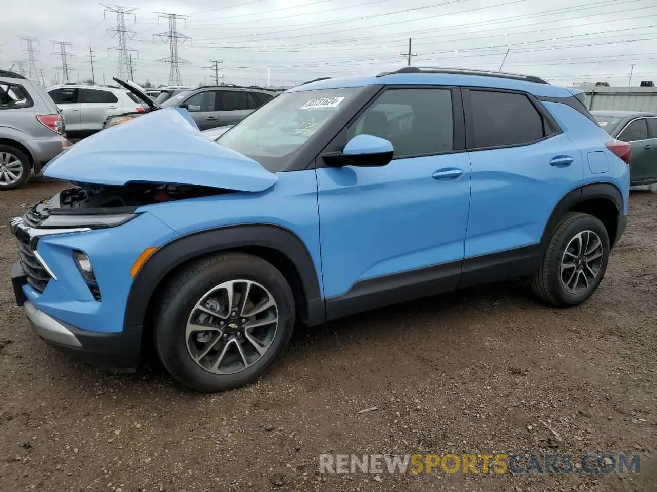 1 fotografías del automóvil dañado KL79MPSL4RB135430 CHEVROLET TRAILBLZR 2024