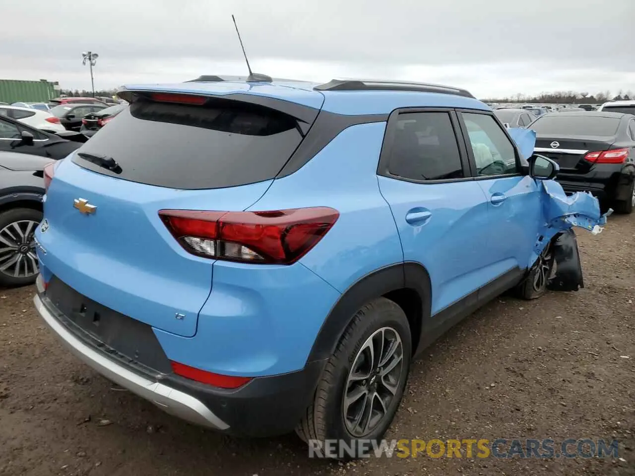 3 fotografías del automóvil dañado KL79MPSL4RB135430 CHEVROLET TRAILBLZR 2024