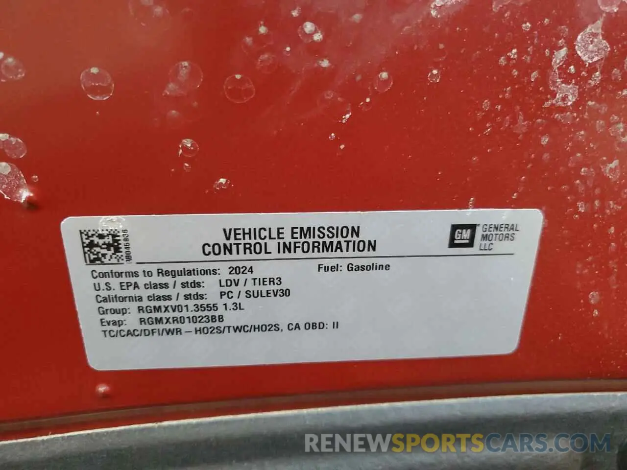 15 fotografías del automóvil dañado KL79MRSL2RB045866 CHEVROLET TRAILBLZR 2024