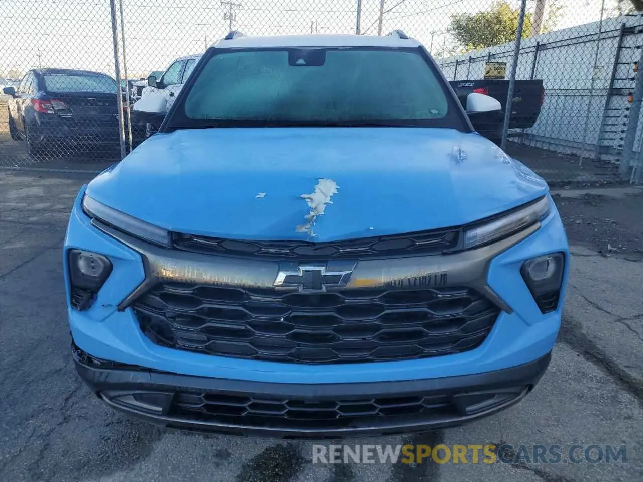 5 fotografías del automóvil dañado KL79MSSL6RB074987 CHEVROLET TRAILBLZR 2024