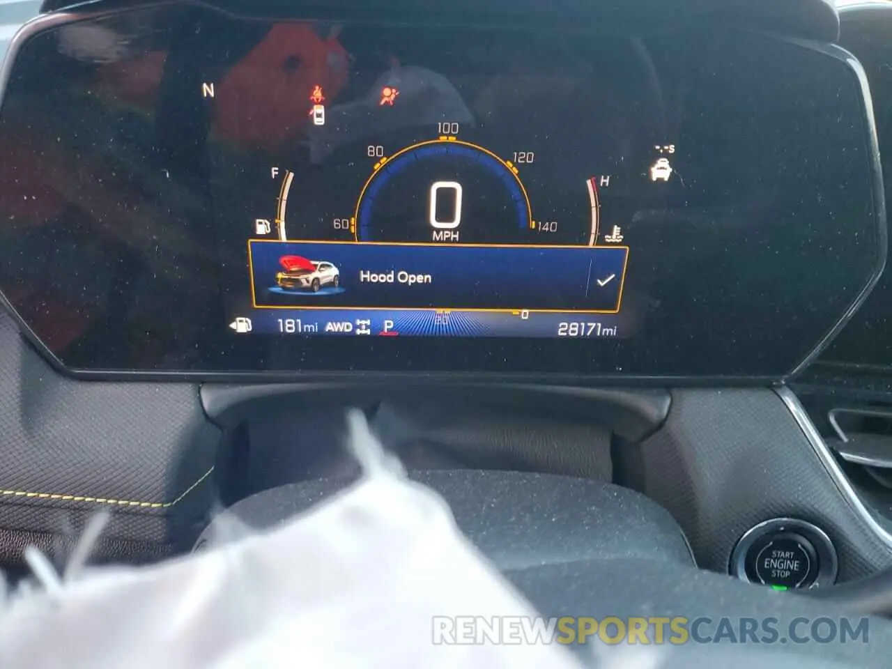 9 fotografías del automóvil dañado KL79MSSL6RB074987 CHEVROLET TRAILBLZR 2024