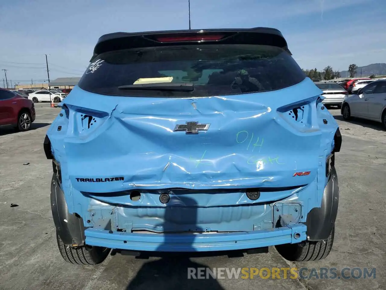 6 fotografías del automóvil dañado KL79MTSL1RB068360 CHEVROLET TRAILBLZR 2024