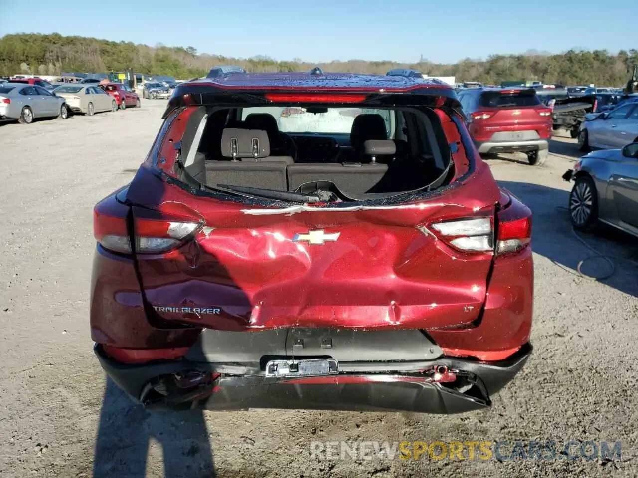 6 fotografías del automóvil dañado KL79MPSP3SB147013 CHEVROLET TRAILBLZR 2025