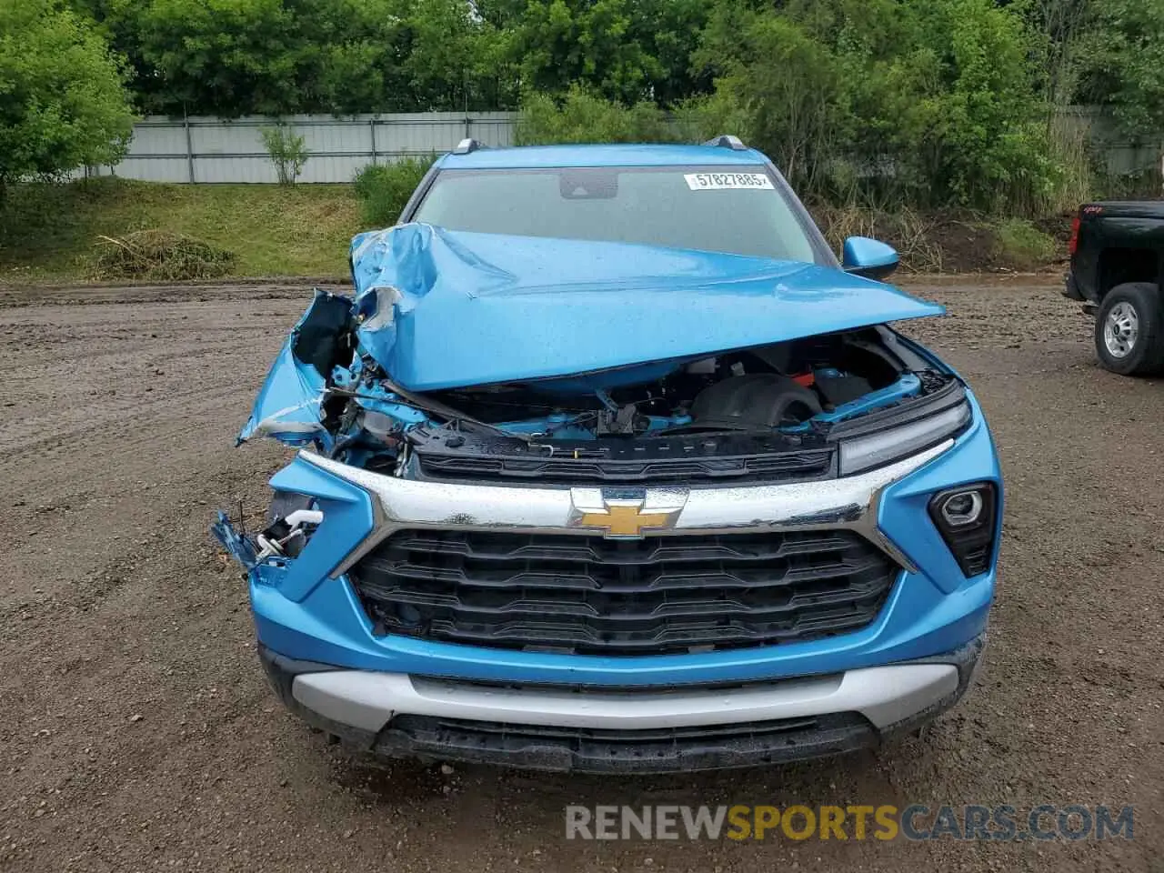 5 fotografías del automóvil dañado KL79MRSLXSB123705 CHEVROLET TRAILBLZR 2025