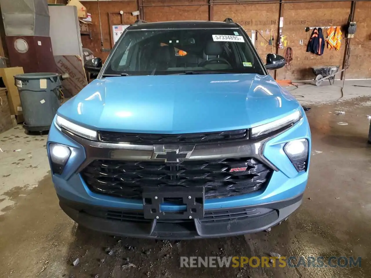5 fotografías del automóvil dañado KL79MUSL5SB107611 CHEVROLET TRAILBLZR 2025