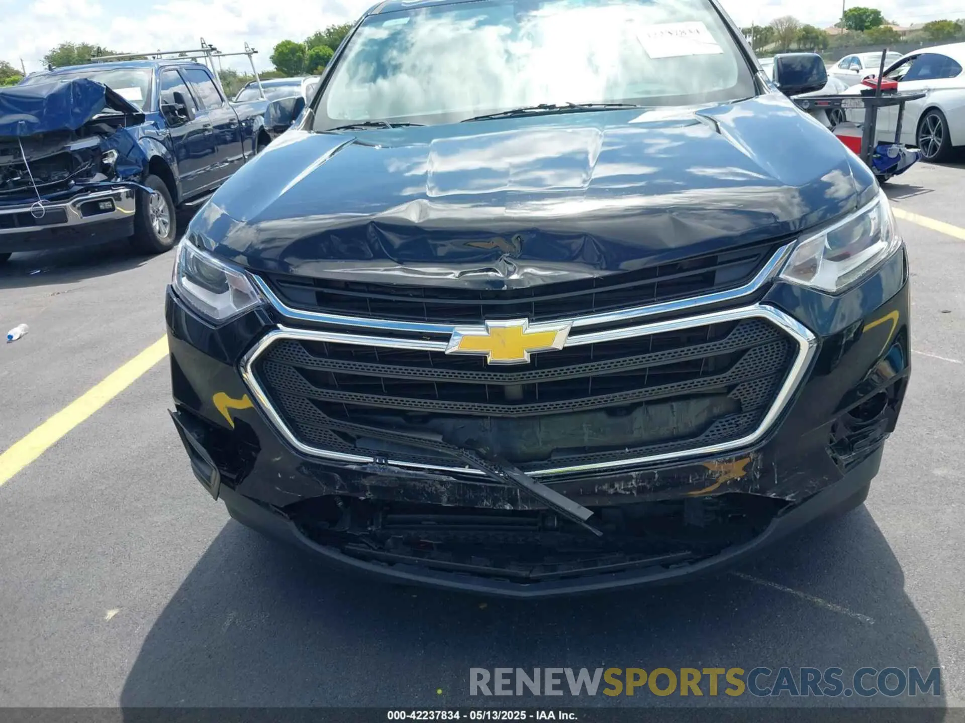 6 fotografías del automóvil dañado 1GNERFKW0KJ208934 CHEVROLET TRAVERSE 2019