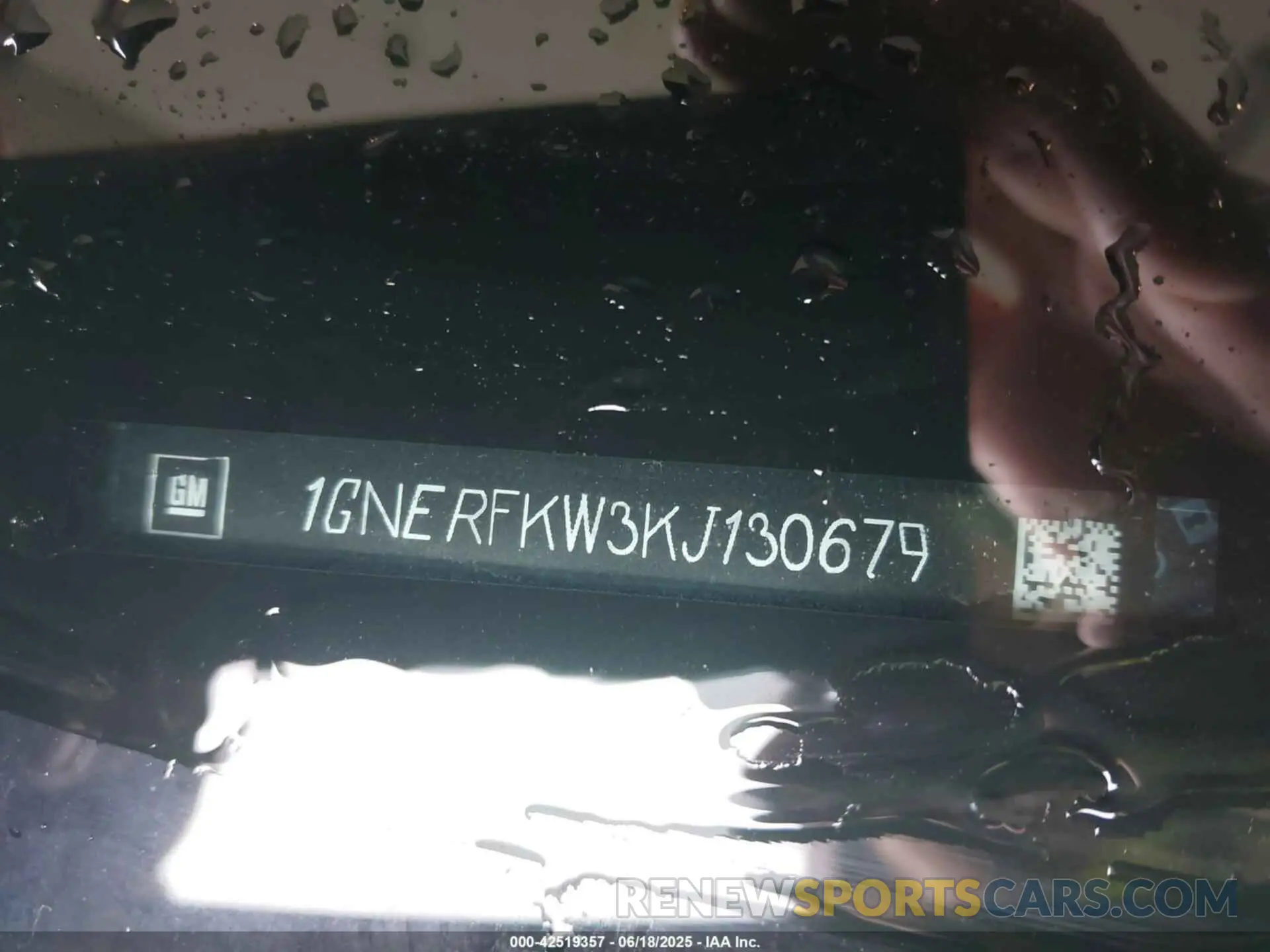 9 fotografías del automóvil dañado 1GNERFKW3KJ130679 CHEVROLET TRAVERSE 2019