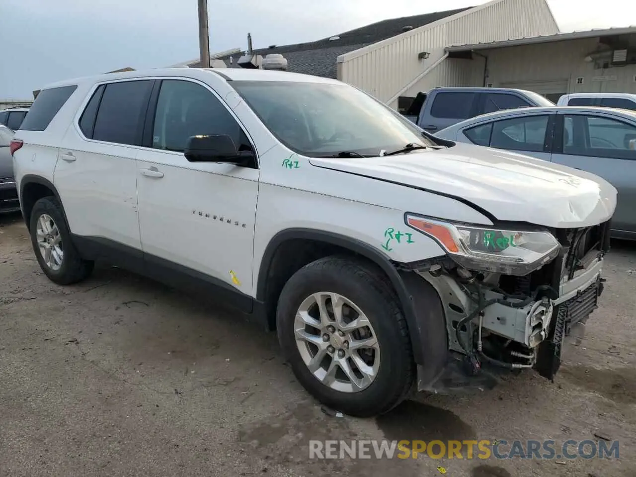 4 fotografías del automóvil dañado 1GNERFKW3KJ300944 CHEVROLET TRAVERSE 2019