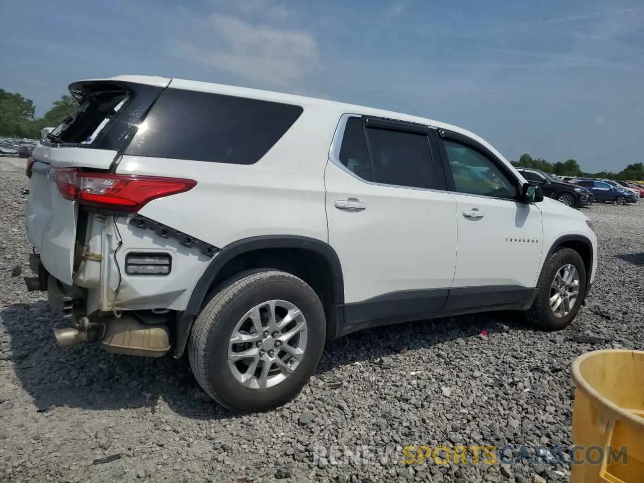 3 fotografías del automóvil dañado 1GNERFKW4KJ143683 CHEVROLET TRAVERSE 2019