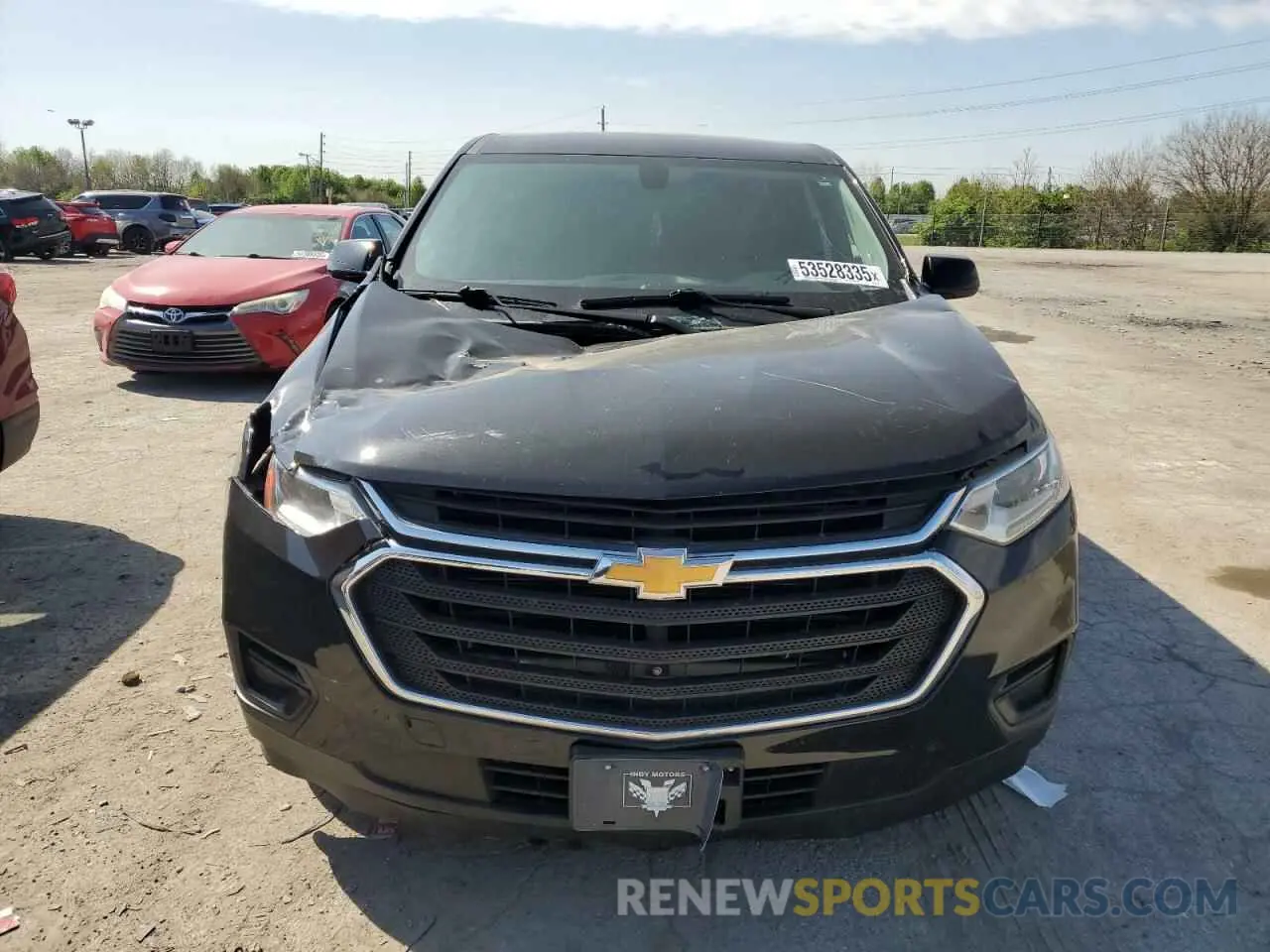 5 fotografías del automóvil dañado 1GNERFKW4KJ303612 CHEVROLET TRAVERSE 2019