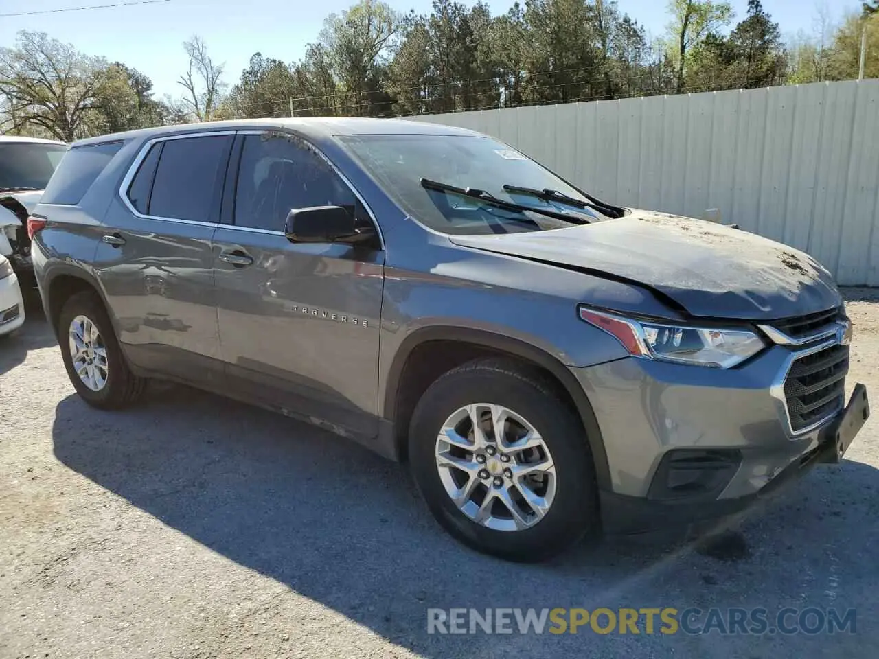 4 fotografías del automóvil dañado 1GNERFKW5KJ250497 CHEVROLET TRAVERSE 2019