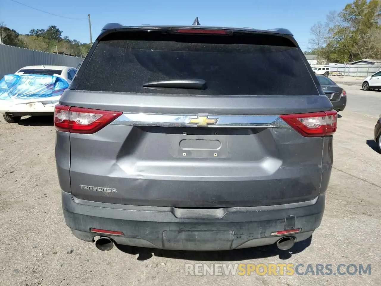 6 fotografías del automóvil dañado 1GNERFKW5KJ250497 CHEVROLET TRAVERSE 2019