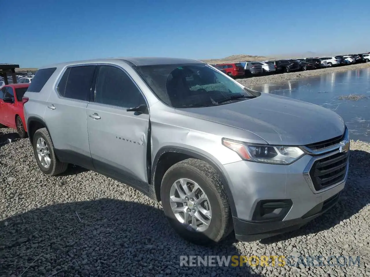 4 fotografías del automóvil dañado 1GNERFKW6KJ165765 CHEVROLET TRAVERSE 2019