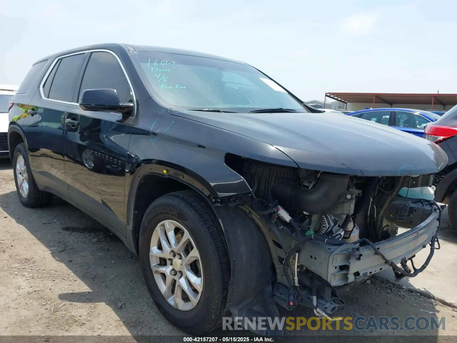 1 fotografías del automóvil dañado 1GNERFKW8KJ102229 CHEVROLET TRAVERSE 2019