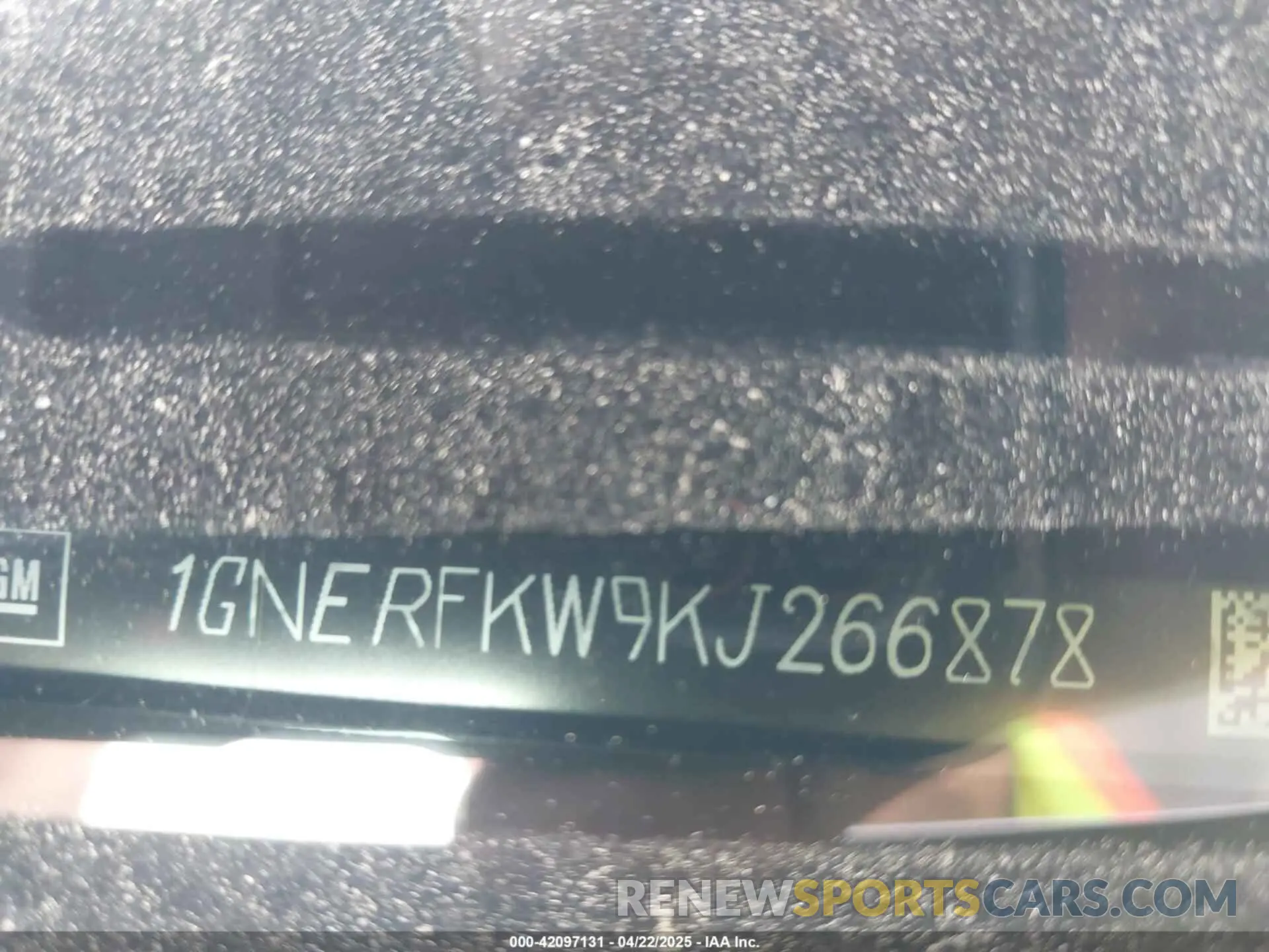 9 fotografías del automóvil dañado 1GNERFKW9KJ266878 CHEVROLET TRAVERSE 2019