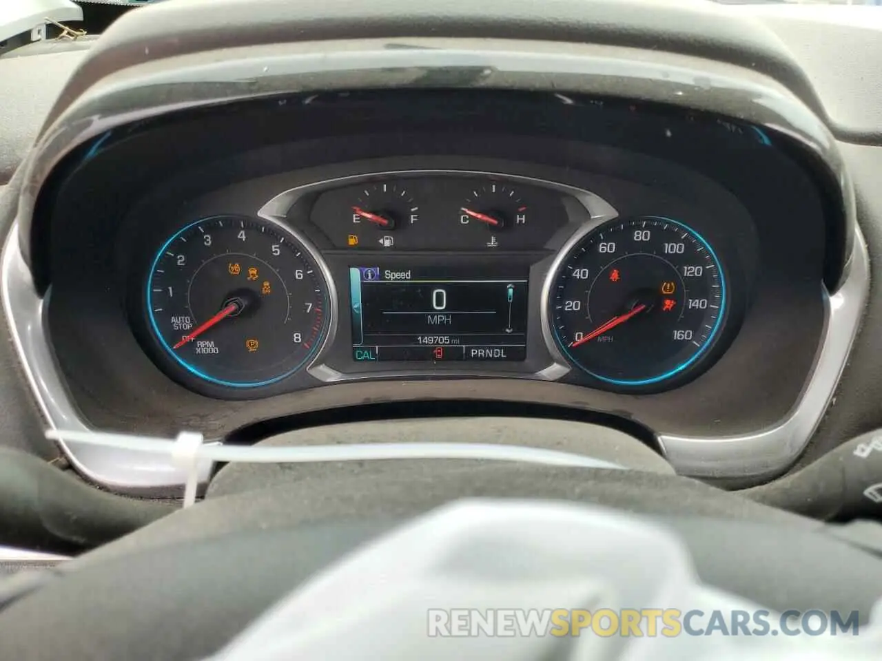 9 fotografías del automóvil dañado 1GNERGKW0KJ104983 CHEVROLET TRAVERSE 2019