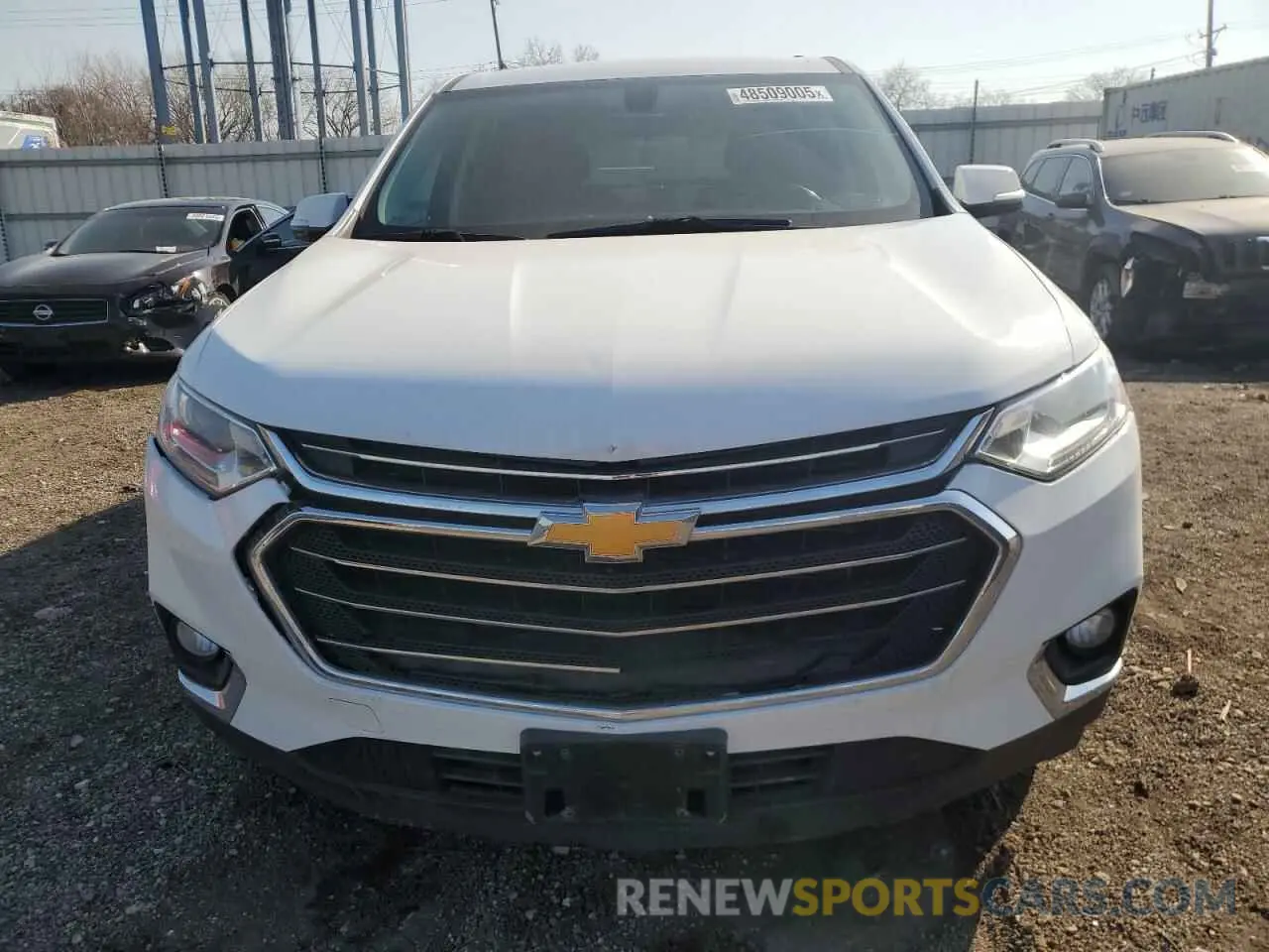 5 fotografías del automóvil dañado 1GNERGKW1KJ100280 CHEVROLET TRAVERSE 2019