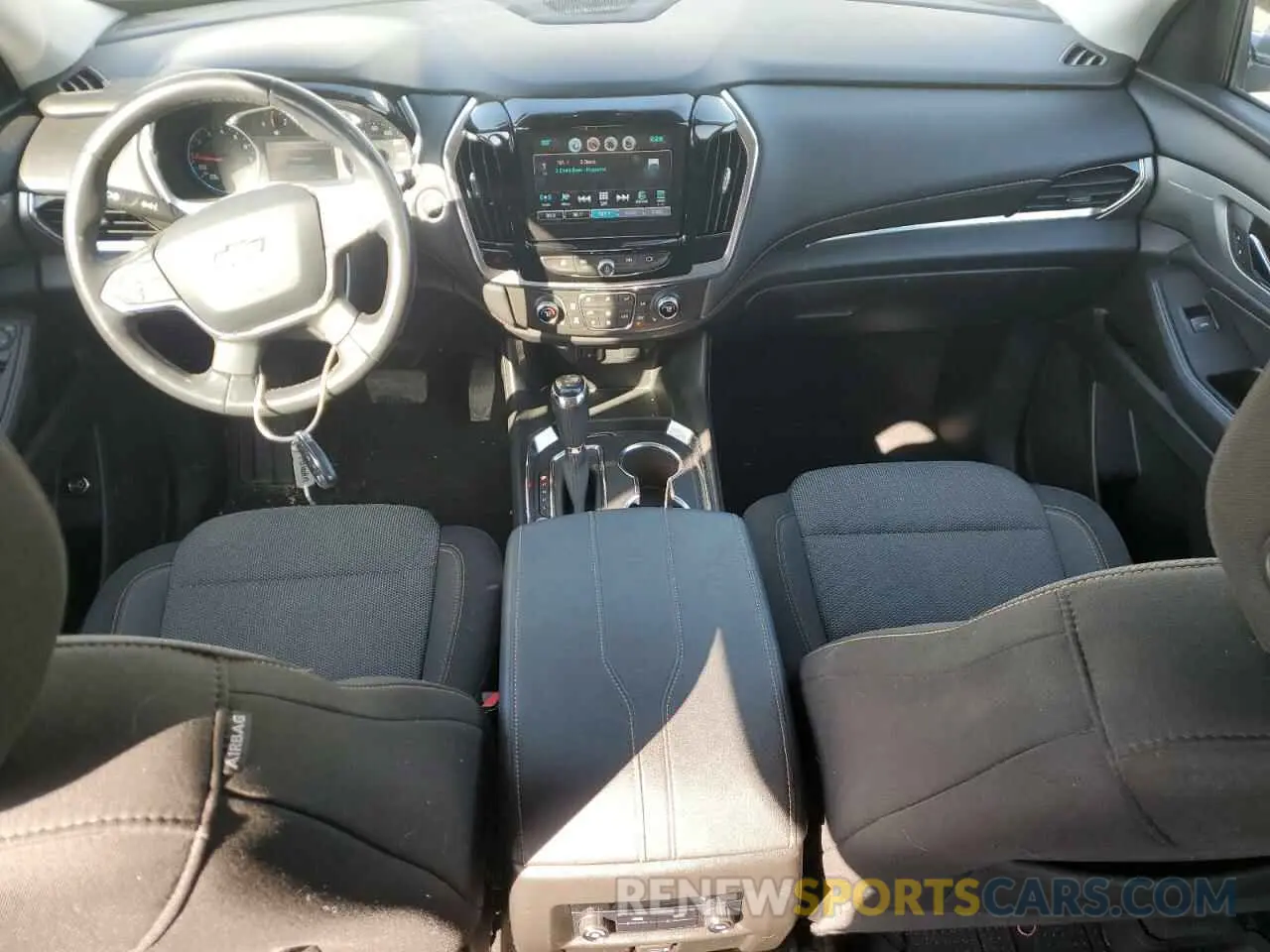 8 fotografías del automóvil dañado 1GNERGKW1KJ100280 CHEVROLET TRAVERSE 2019