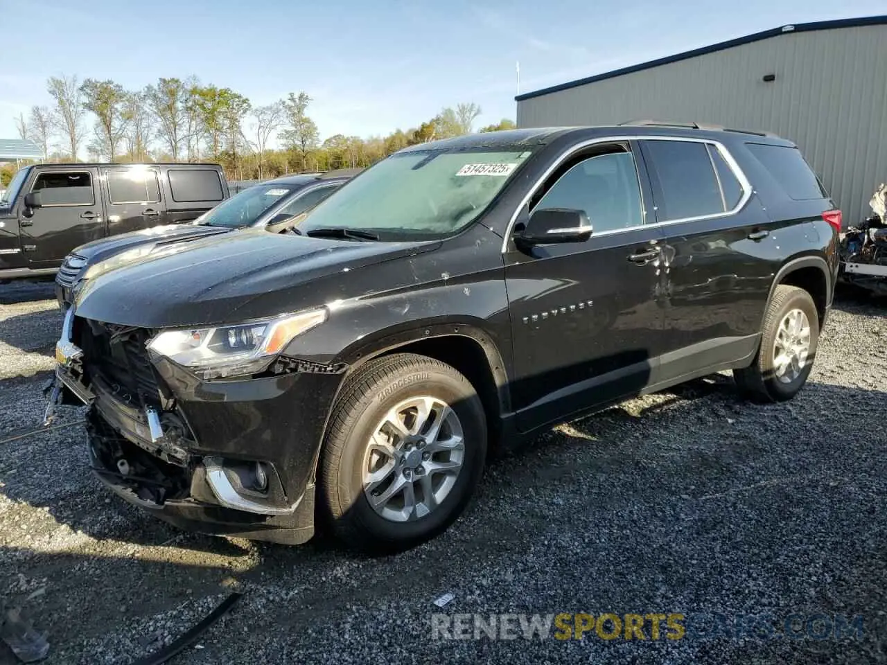 1 fotografías del automóvil dañado 1GNERGKW2KJ199997 CHEVROLET TRAVERSE 2019