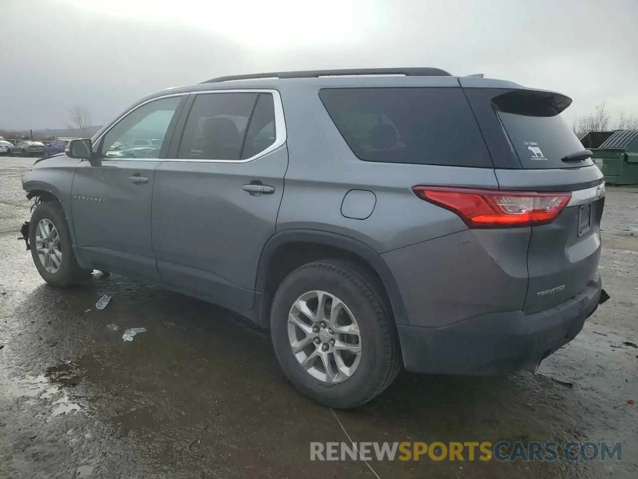 2 fotografías del automóvil dañado 1GNERGKW7KJ291672 CHEVROLET TRAVERSE 2019