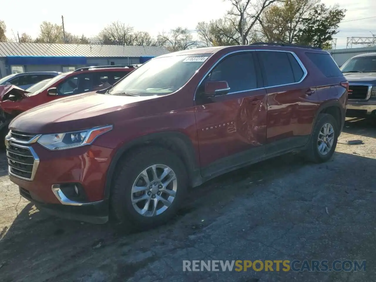 1 fotografías del automóvil dañado 1GNERGKW9KJ143328 CHEVROLET TRAVERSE 2019