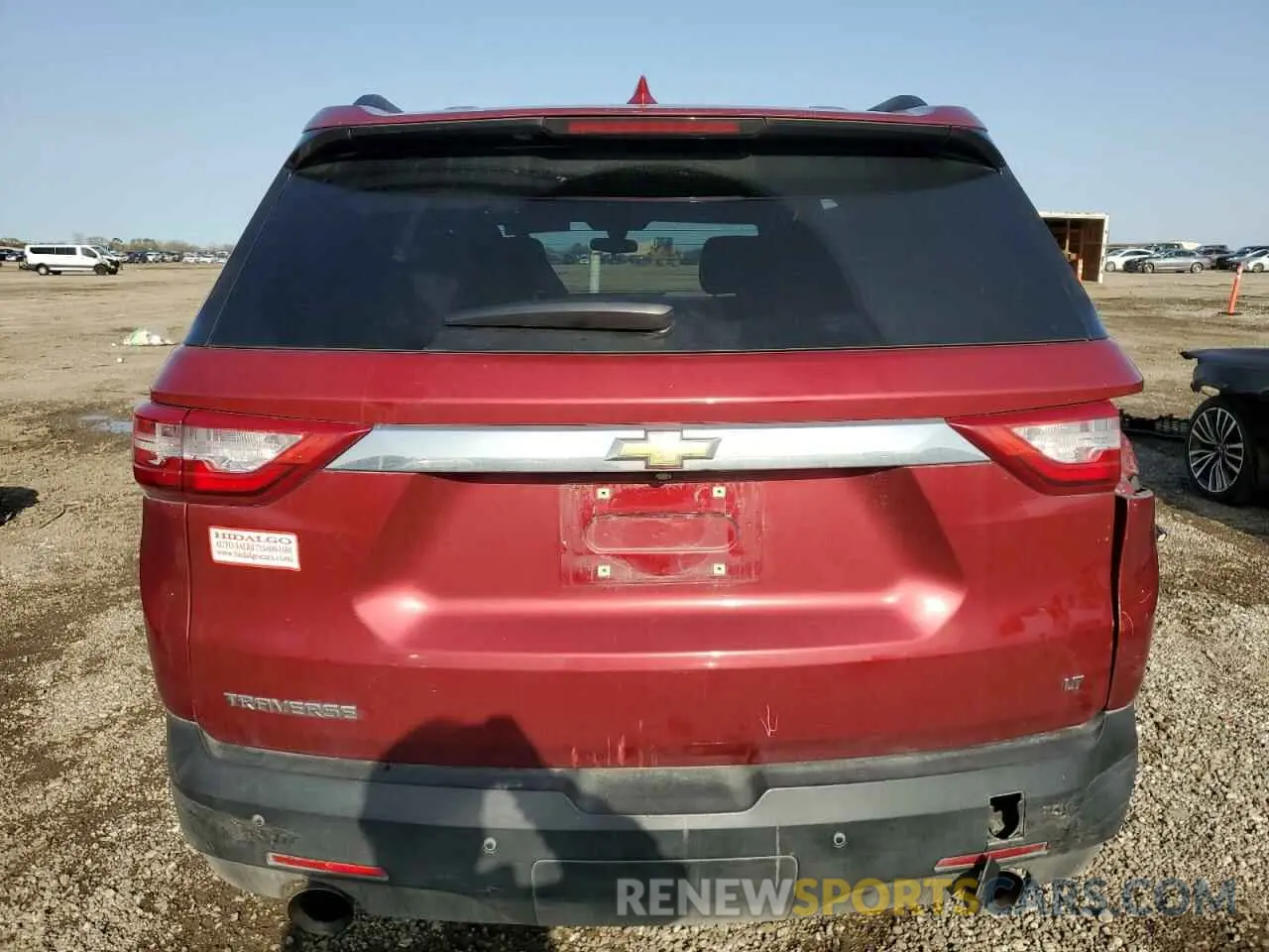 6 fotografías del automóvil dañado 1GNERGKW9KJ263906 CHEVROLET TRAVERSE 2019