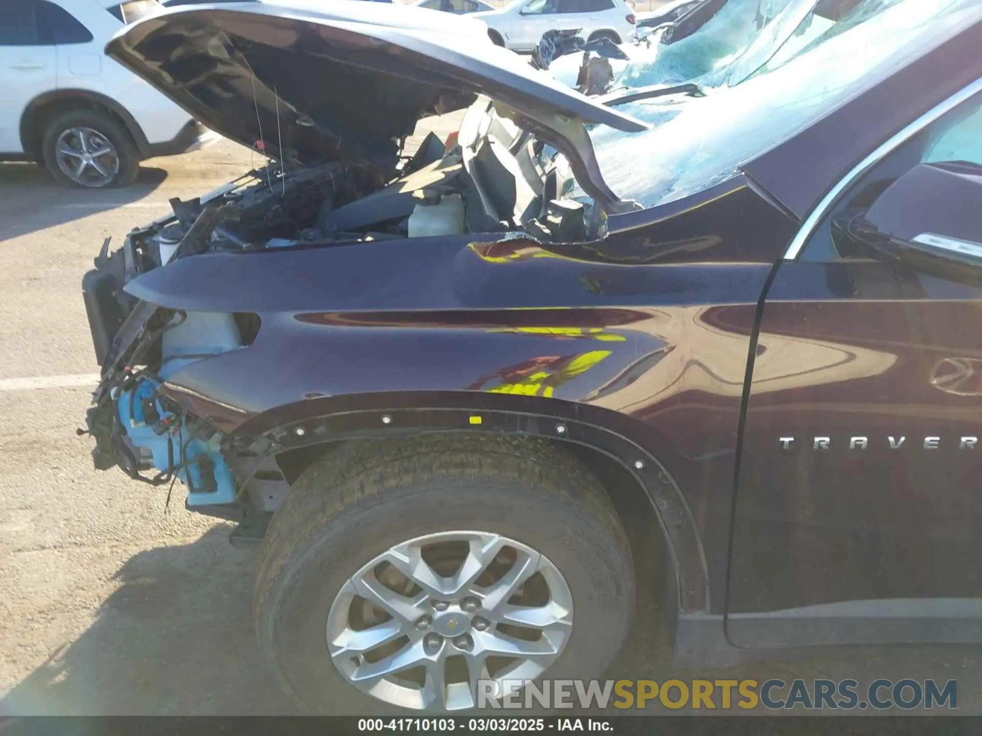 6 fotografías del automóvil dañado 1GNERGKWXKJ101105 CHEVROLET TRAVERSE 2019