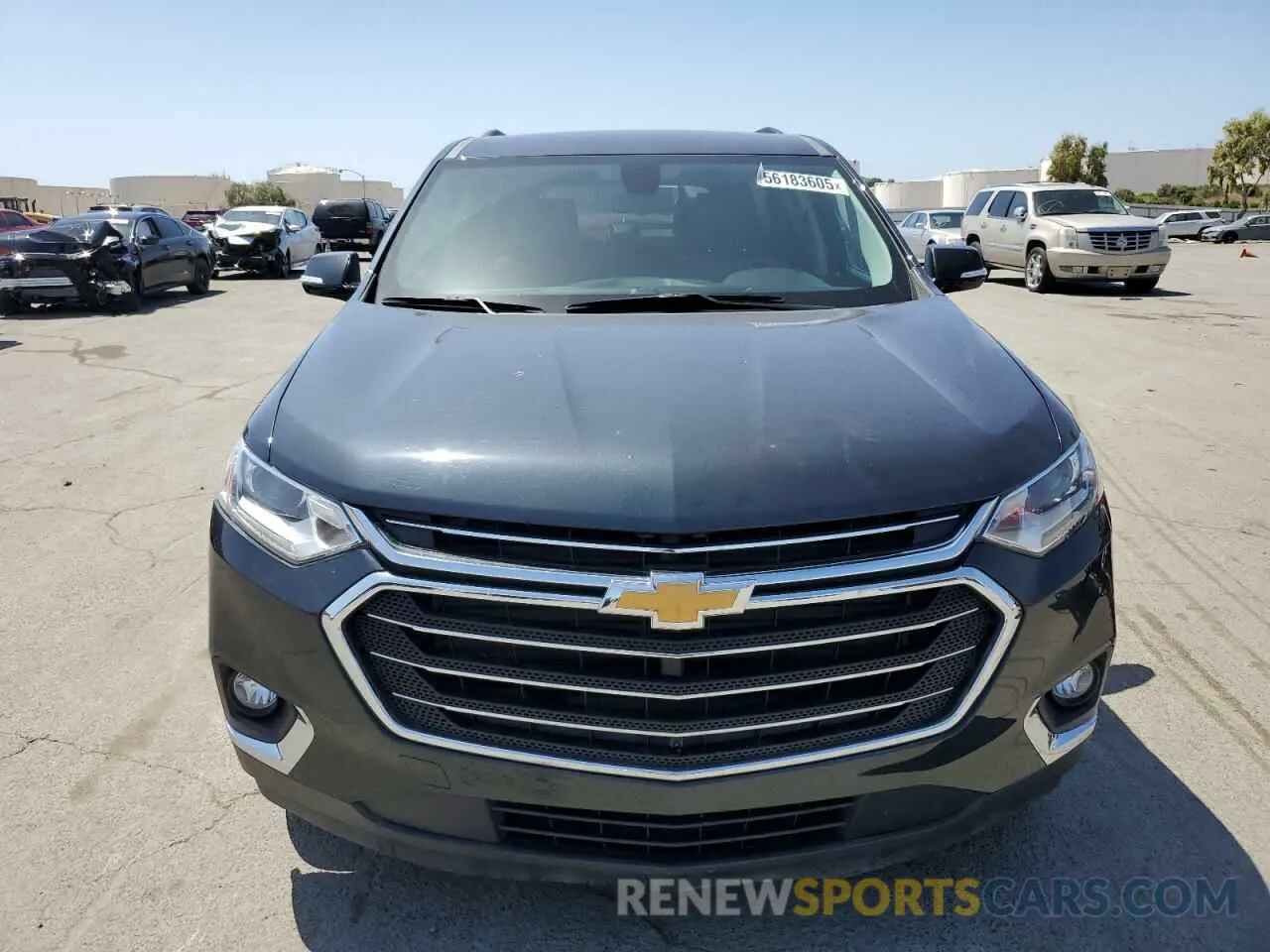 5 fotografías del automóvil dañado 1GNERHKW2KJ162552 CHEVROLET TRAVERSE 2019