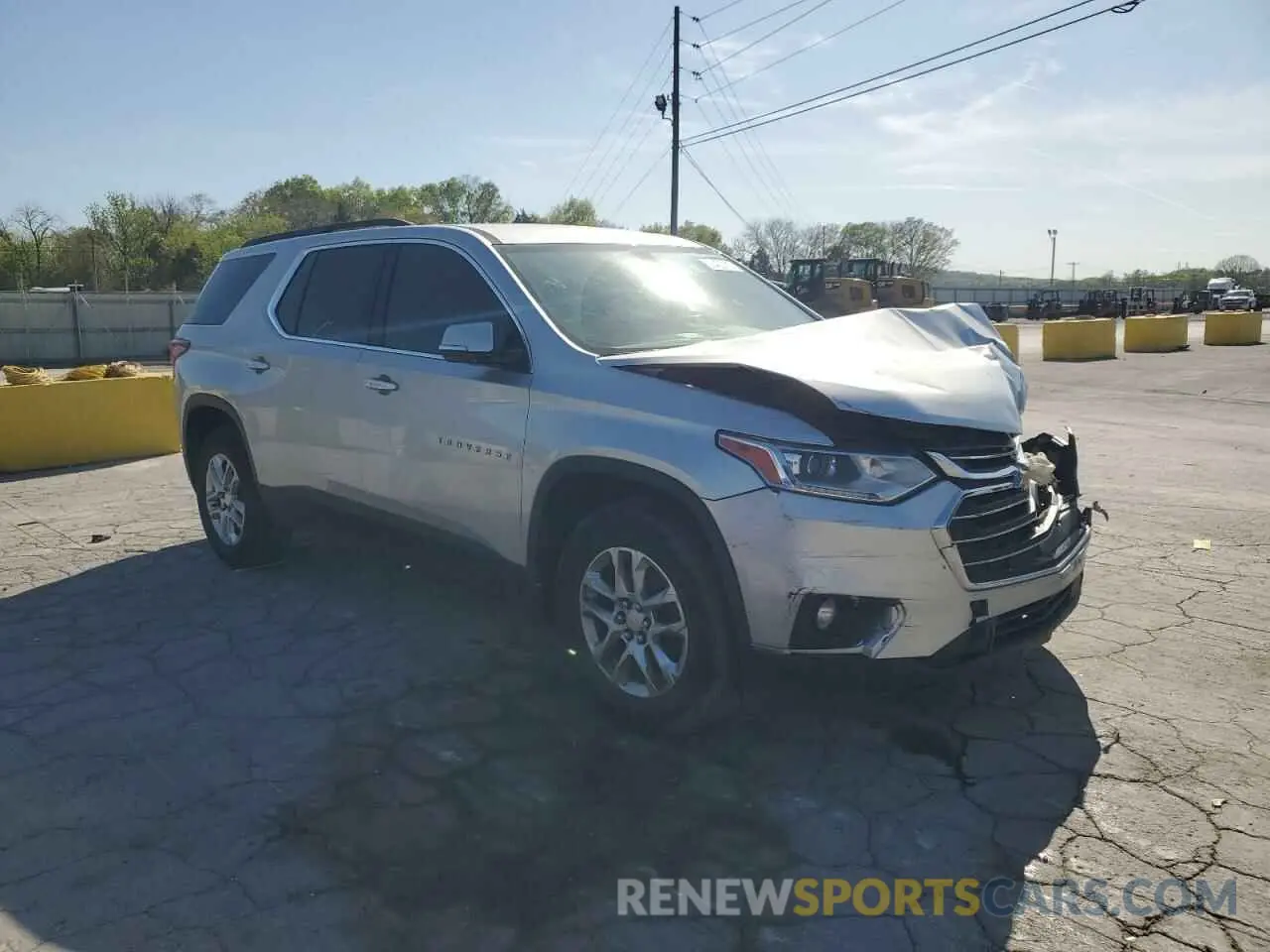 4 fotografías del automóvil dañado 1GNERHKW2KJ245737 CHEVROLET TRAVERSE 2019