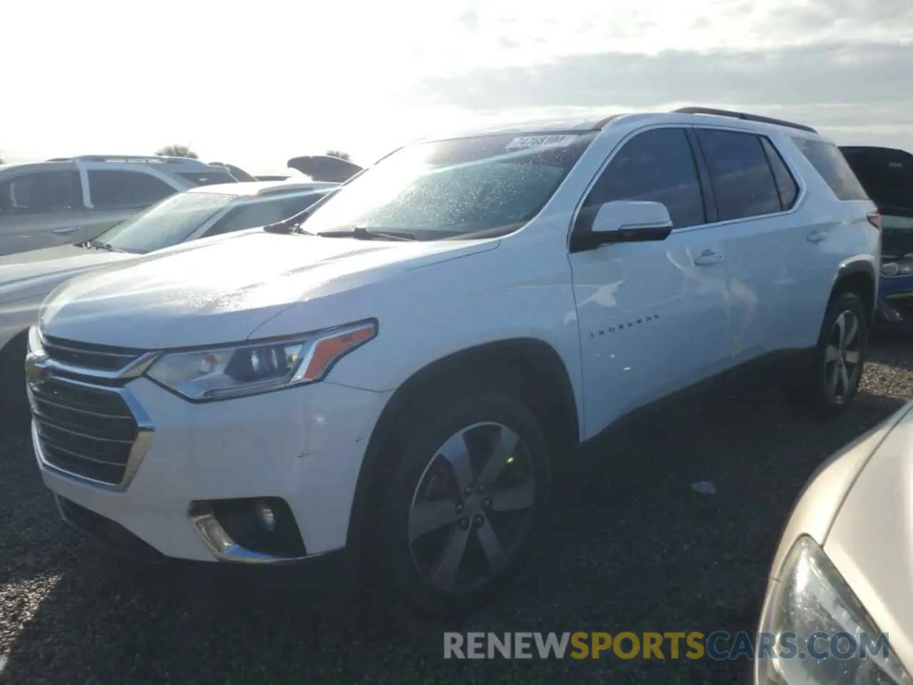 1 fotografías del automóvil dañado 1GNERHKW5KJ319328 CHEVROLET TRAVERSE 2019