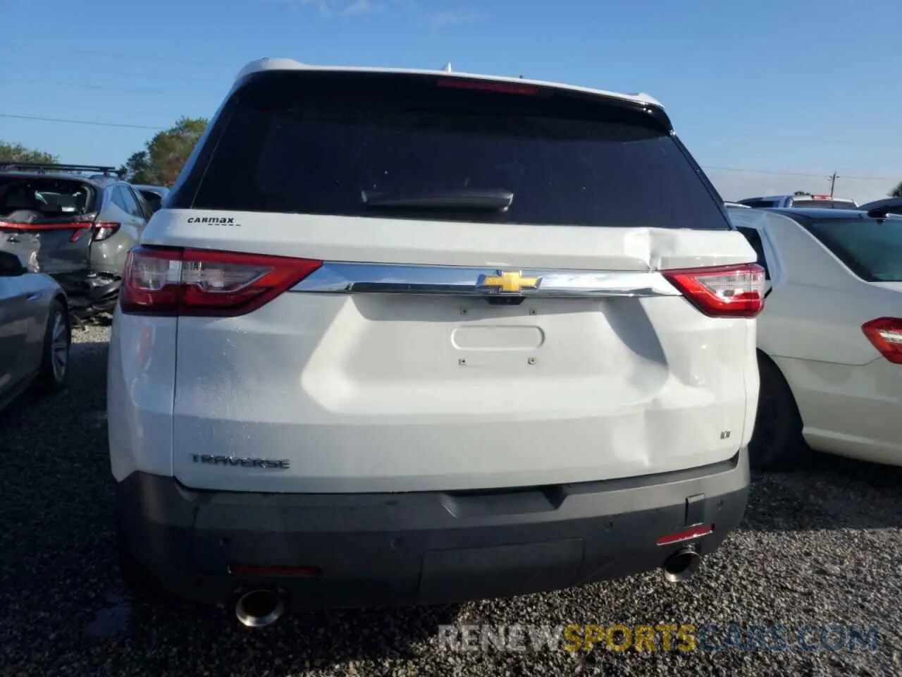 6 fotografías del automóvil dañado 1GNERHKW5KJ319328 CHEVROLET TRAVERSE 2019
