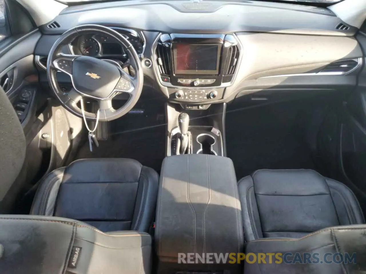 8 fotografías del automóvil dañado 1GNERHKW5KJ319328 CHEVROLET TRAVERSE 2019