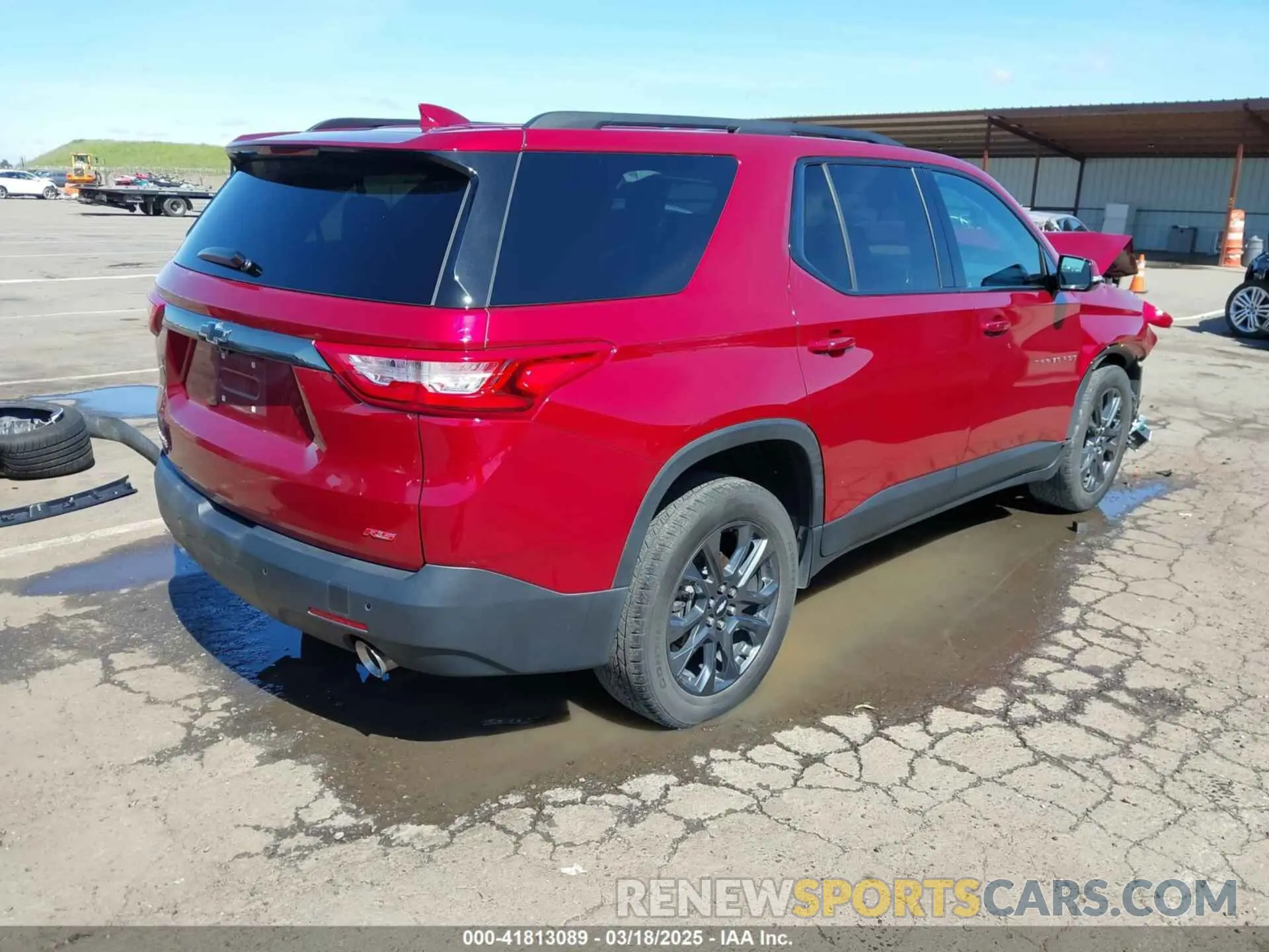 4 fotografías del automóvil dañado 1GNERJKW7KJ297338 CHEVROLET TRAVERSE 2019