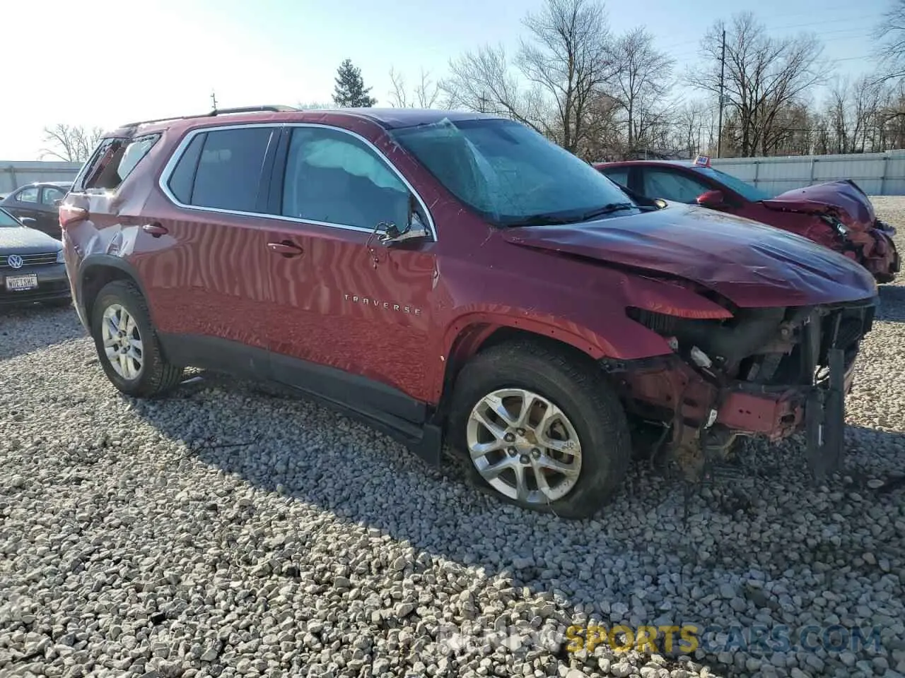 4 fotografías del automóvil dañado 1GNEVGKW1KJ172298 CHEVROLET TRAVERSE 2019