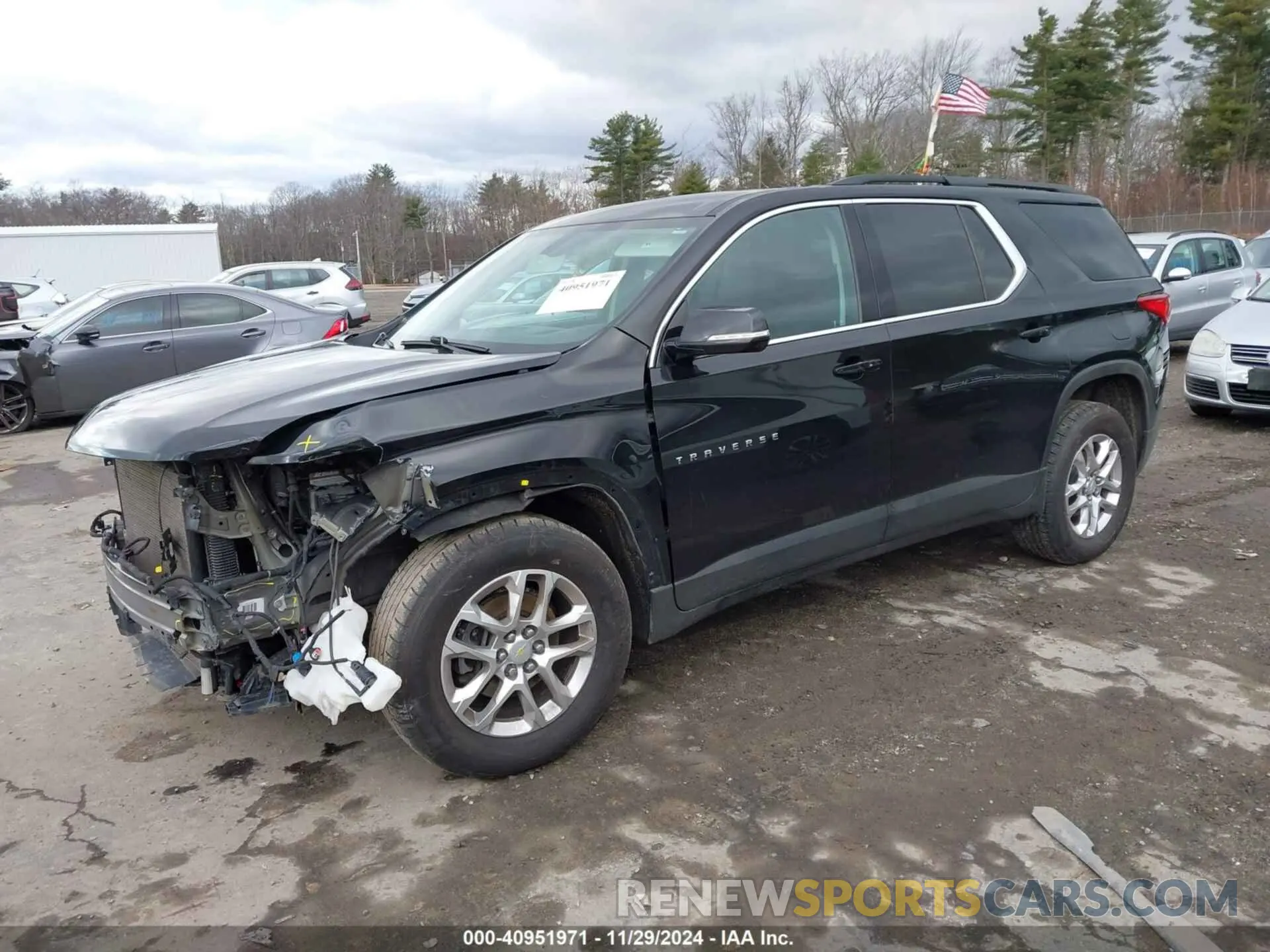 2 fotografías del automóvil dañado 1GNEVGKW3KJ129436 CHEVROLET TRAVERSE 2019
