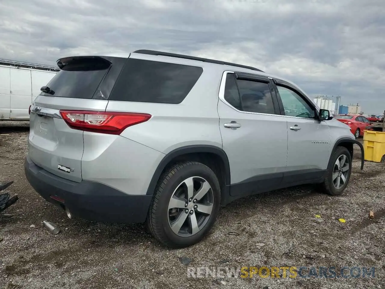3 fotografías del automóvil dañado 1GNEVHKW0KJ209699 CHEVROLET TRAVERSE 2019