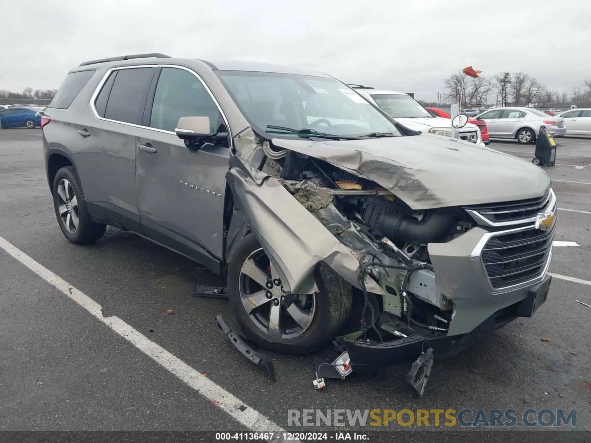 1 fotografías del automóvil dañado 1GNEVHKW1KJ155412 CHEVROLET TRAVERSE 2019