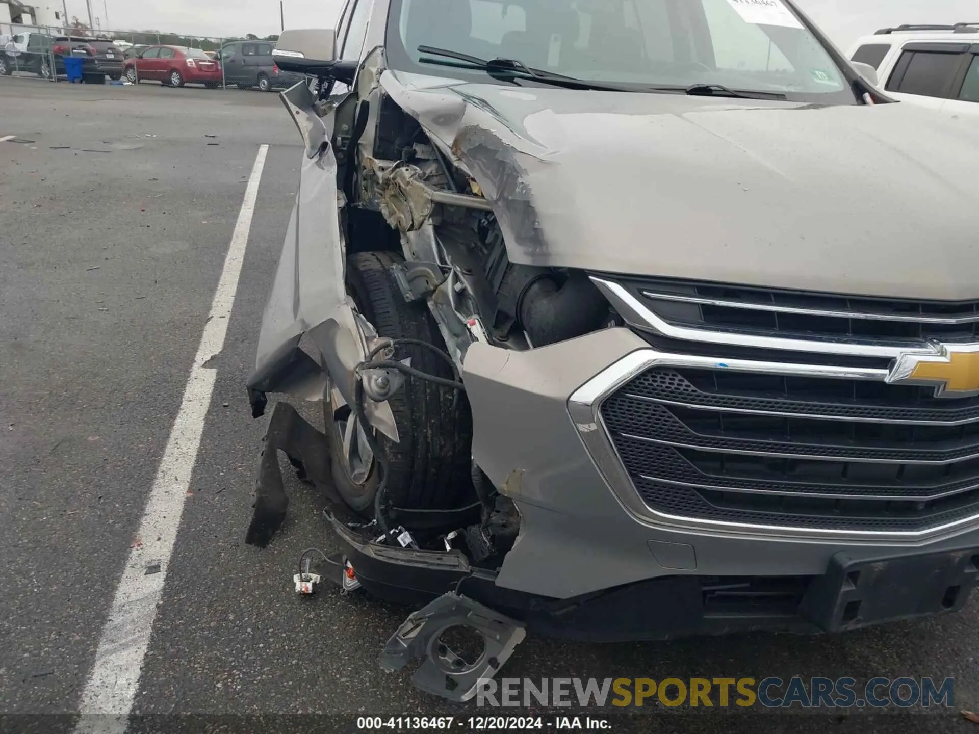 6 fotografías del automóvil dañado 1GNEVHKW1KJ155412 CHEVROLET TRAVERSE 2019