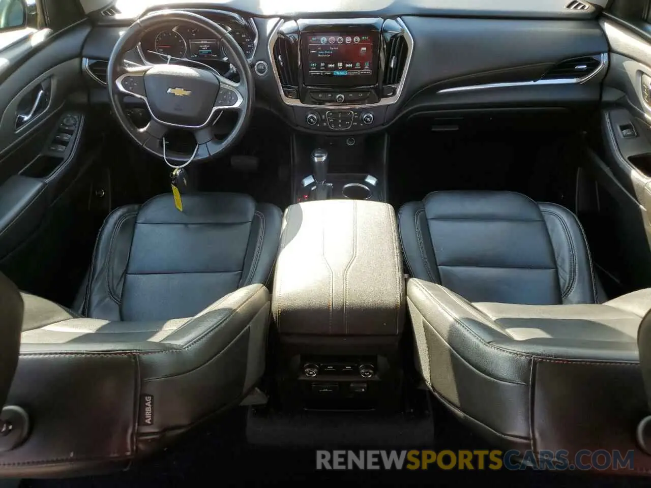 8 fotografías del automóvil dañado 1GNEVHKW2KJ170954 CHEVROLET TRAVERSE 2019