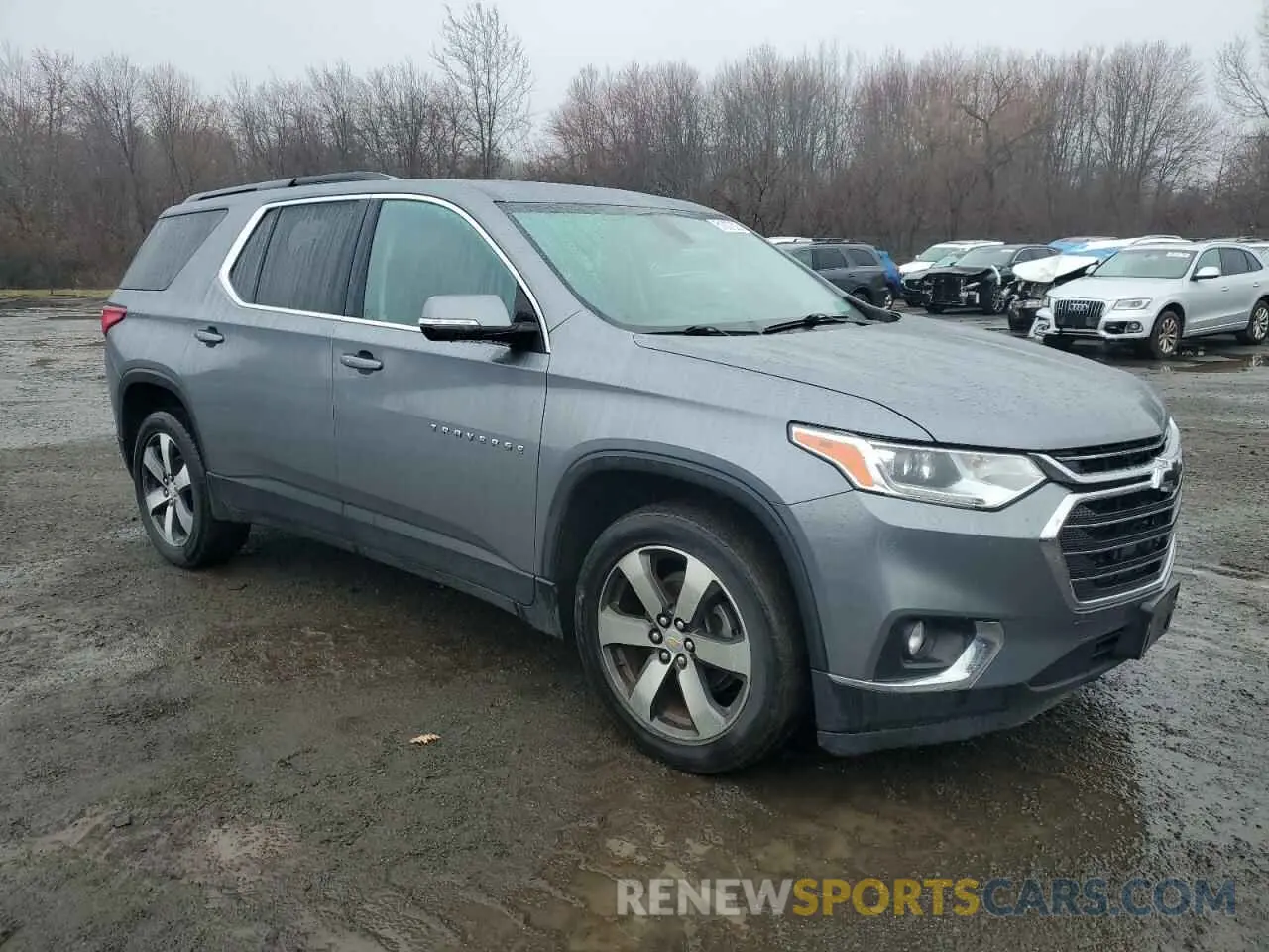 4 fotografías del automóvil dañado 1GNEVHKW3KJ240848 CHEVROLET TRAVERSE 2019