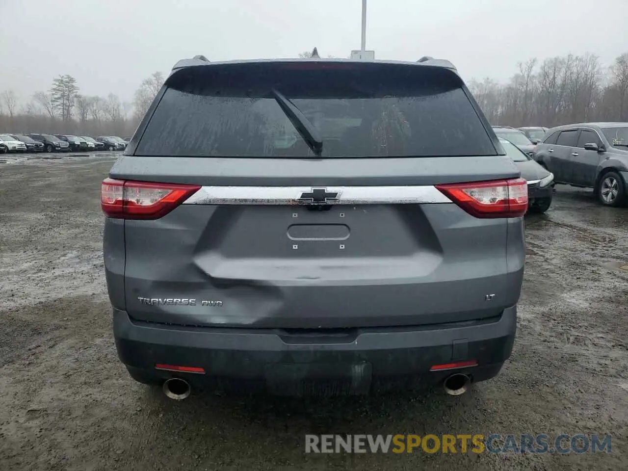 6 fotografías del automóvil dañado 1GNEVHKW3KJ240848 CHEVROLET TRAVERSE 2019