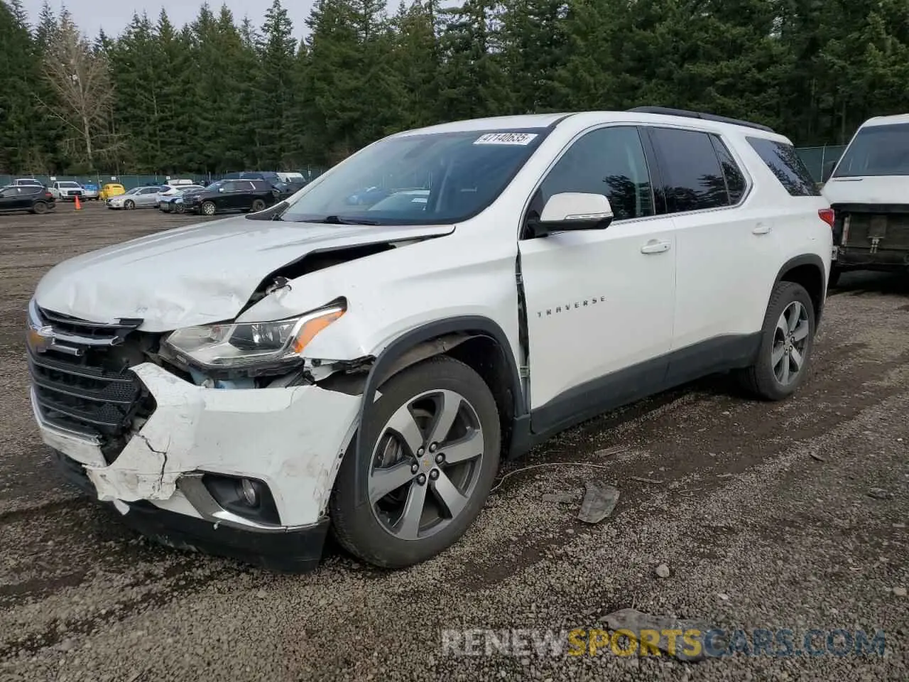 1 fotografías del automóvil dañado 1GNEVHKW5KJ297715 CHEVROLET TRAVERSE 2019