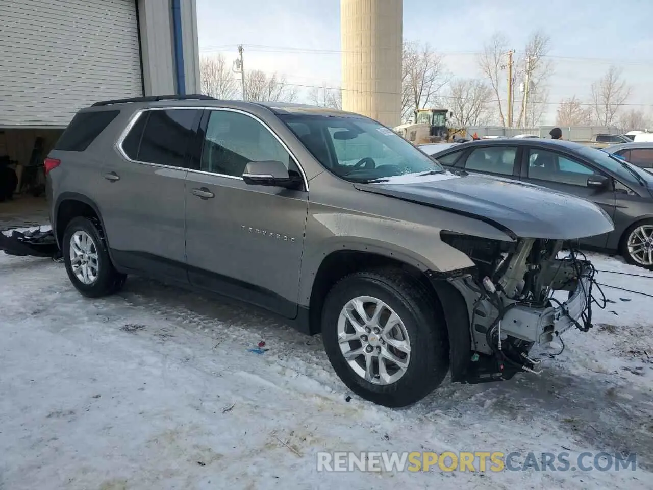 4 fotografías del automóvil dañado 1GNEVHKW8KJ216884 CHEVROLET TRAVERSE 2019